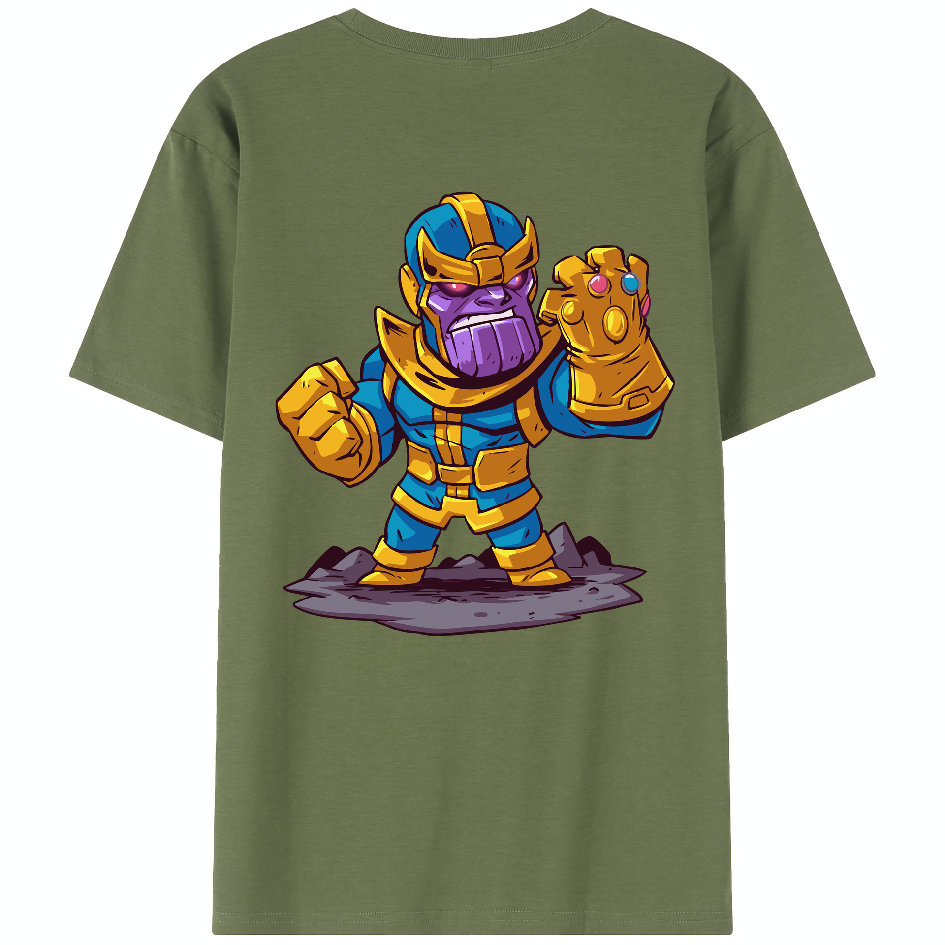 （画像用） アベンジャーズ The Avengers 綿100％半袖Tシャツ（背面プリント）